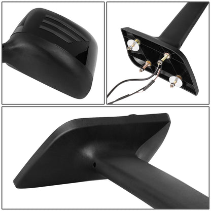 RETROVISOR HOOD MIRROR - 18-22 INTERNATIONAL HARVESTER MV MV607 / 18-22 INTERNATIONAL HARVESTER RH613 / 18-22 INTERNATIONAL HARVESTER HV HV507 HV513 HV607 HV613 / 18-22 INTERNATIONAL HARVESTER LT LT625 - MARKER & TURN SIGNAL LIGHTS NEED TO BE WIRED INTO