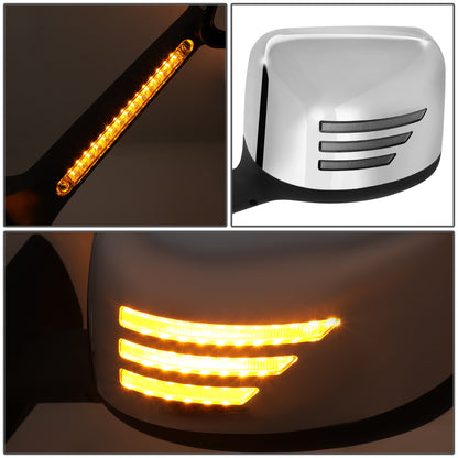 RETROVISOR HOOD MIRROR - 18-22 INTERNATIONAL HARVESTER MV MV607 / 18-22 INTERNATIONAL HARVESTER RH613 / 18-22 INTERNATIONAL HARVESTER HV HV507 HV513 HV607 HV613 / 18-22 INTERNATIONAL HARVESTER LT LT625 - MARKER & TURN SIGNAL LIGHTS NEED TO BE WIRED INTO