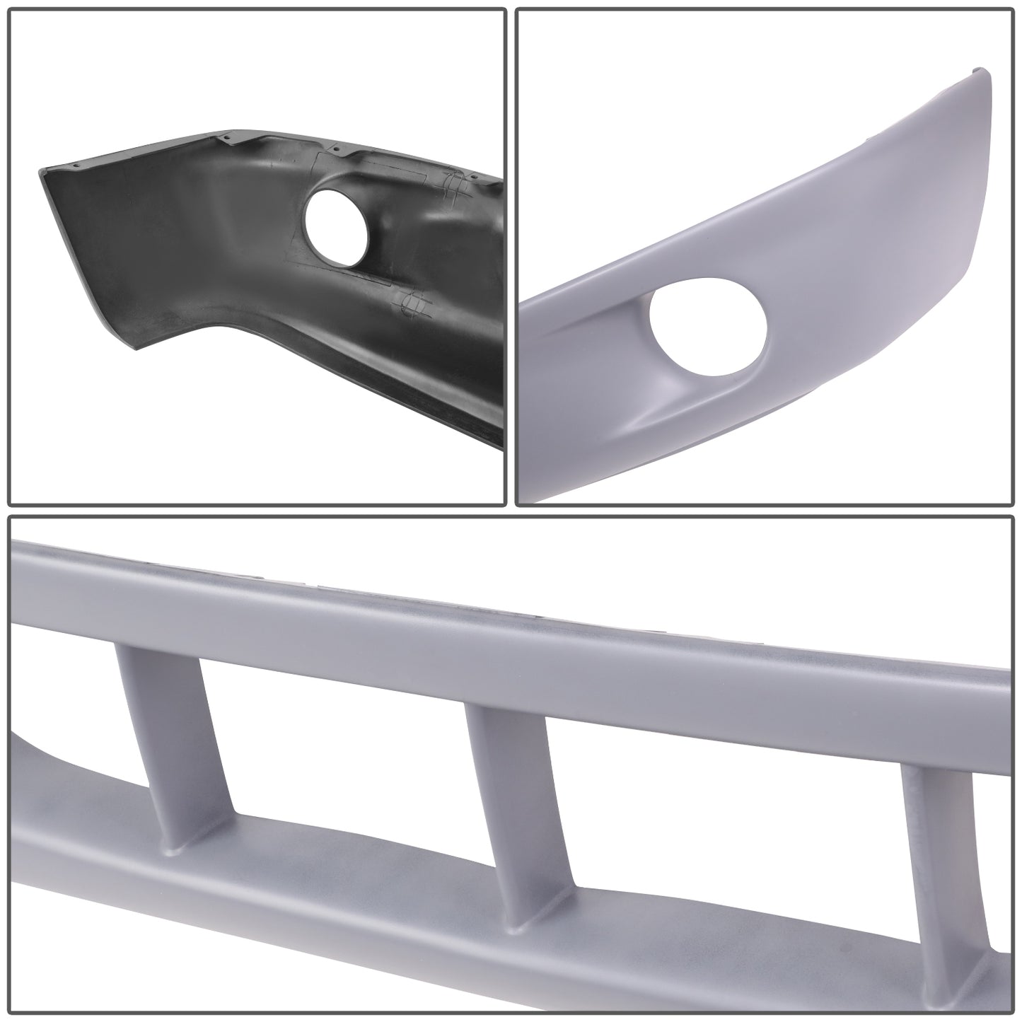 ACCESORIO DEFENSA FACIA 97-00 DODGE DAKOTA - FITS ALL SUBMODELS, ALL ENGINES - FITS FOR MODELS WITH 2-PIECE BUMPER - FITS WITH FOG LIGHT HOLES