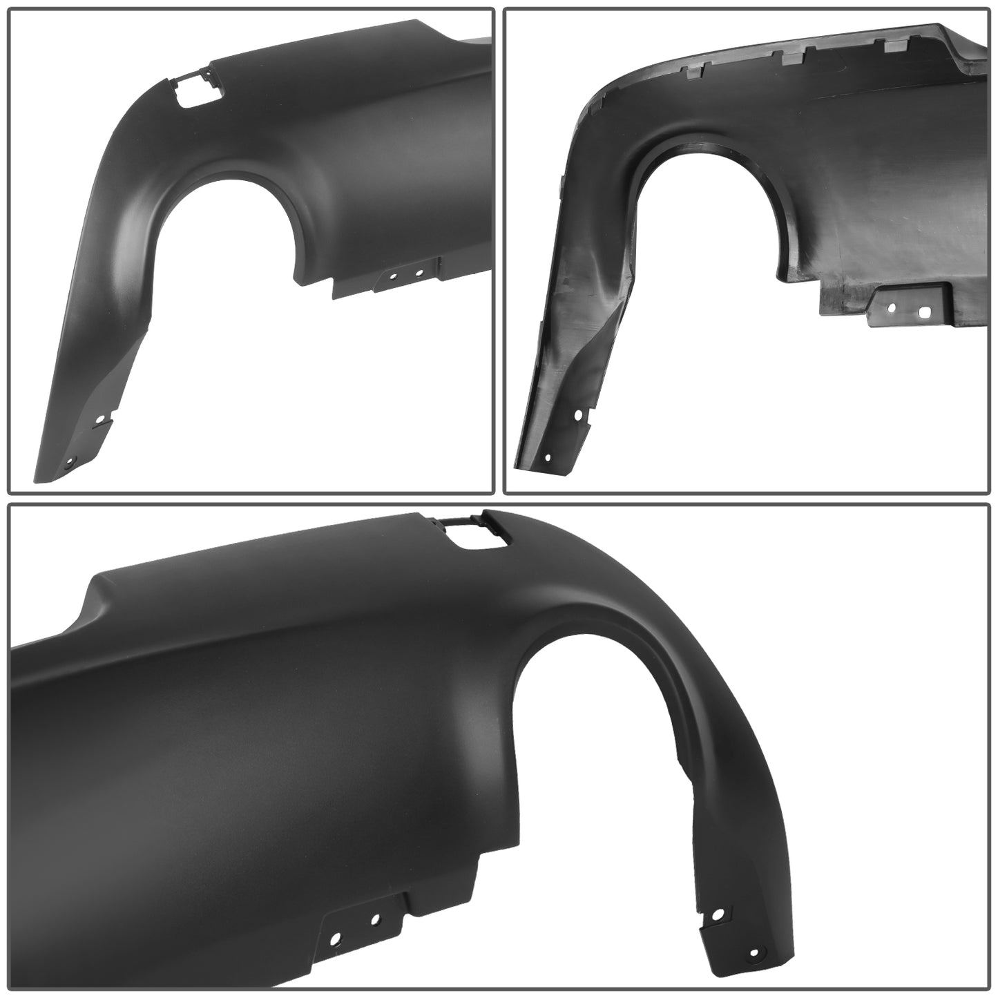 ACCESORIO DEFENSA FACIA 13-16 DODGE DART - WITHOUT PARKING AID SENSOR HOLES - FITS AERO, GT, LIMITED, SE, SXT - WITH CHROME TRIM