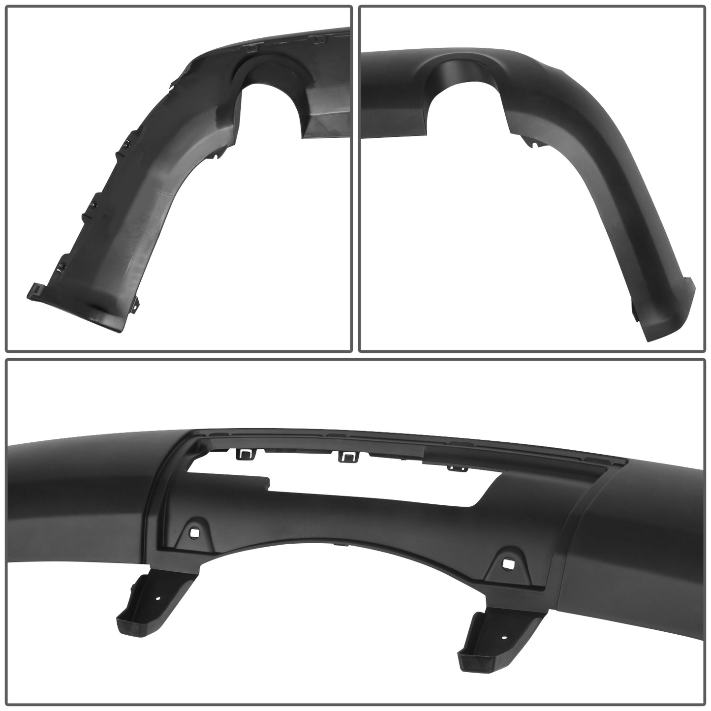 ACCESORIO DEFENSA FACIA 14-22 DODGE DURANGO - FITS CITADEL, R/T, SXT - FITS WITH SINGLE EXHAUST HOLE & WITH TOW HITCH HOLE