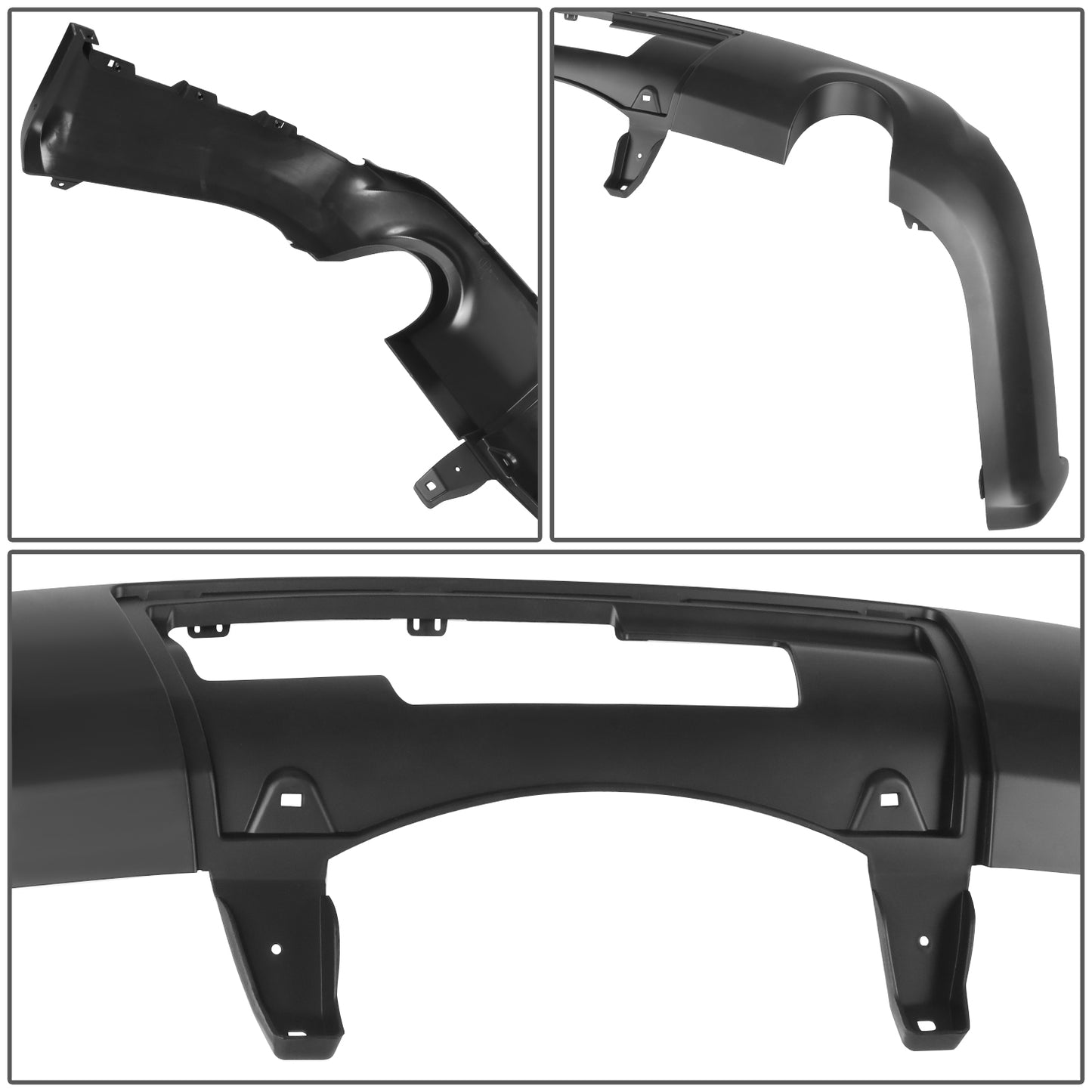 ACCESORIO DEFENSA FACIA 16-22 DODGE DURANGO - DO NOT FITS SRT MODELS - WITH DUAL EXHAUST HOLE - FOR USE WITH TRIM MOLDING