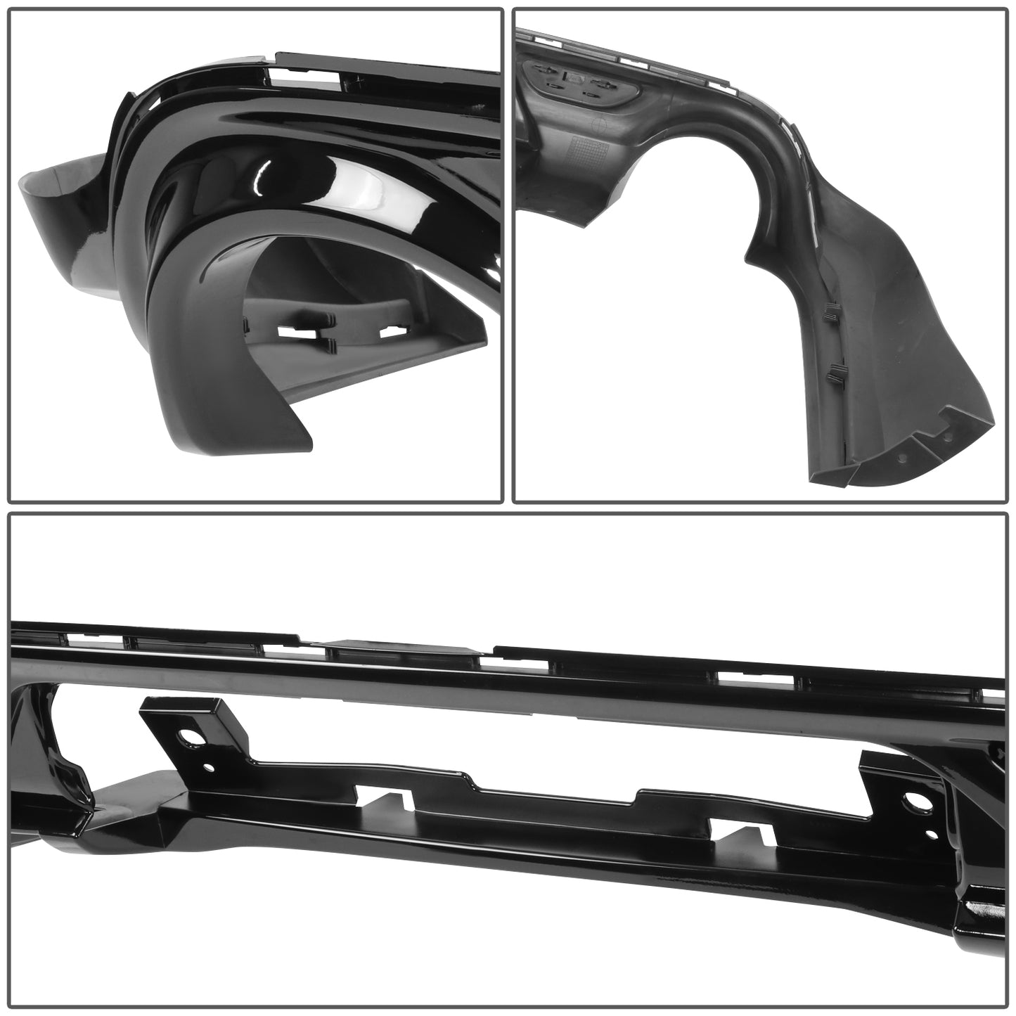 ACCESORIO DEFENSA FACIA 12-21 JEEP GRAND CHEROKEE - 22 JEEP GRAND CHEROKEE WK - FITS SRT SPORT UTILITY 4-DOOR - FITS WITH DUAL EXHAUST HOLES - FITS WITH TRAILER HITCH