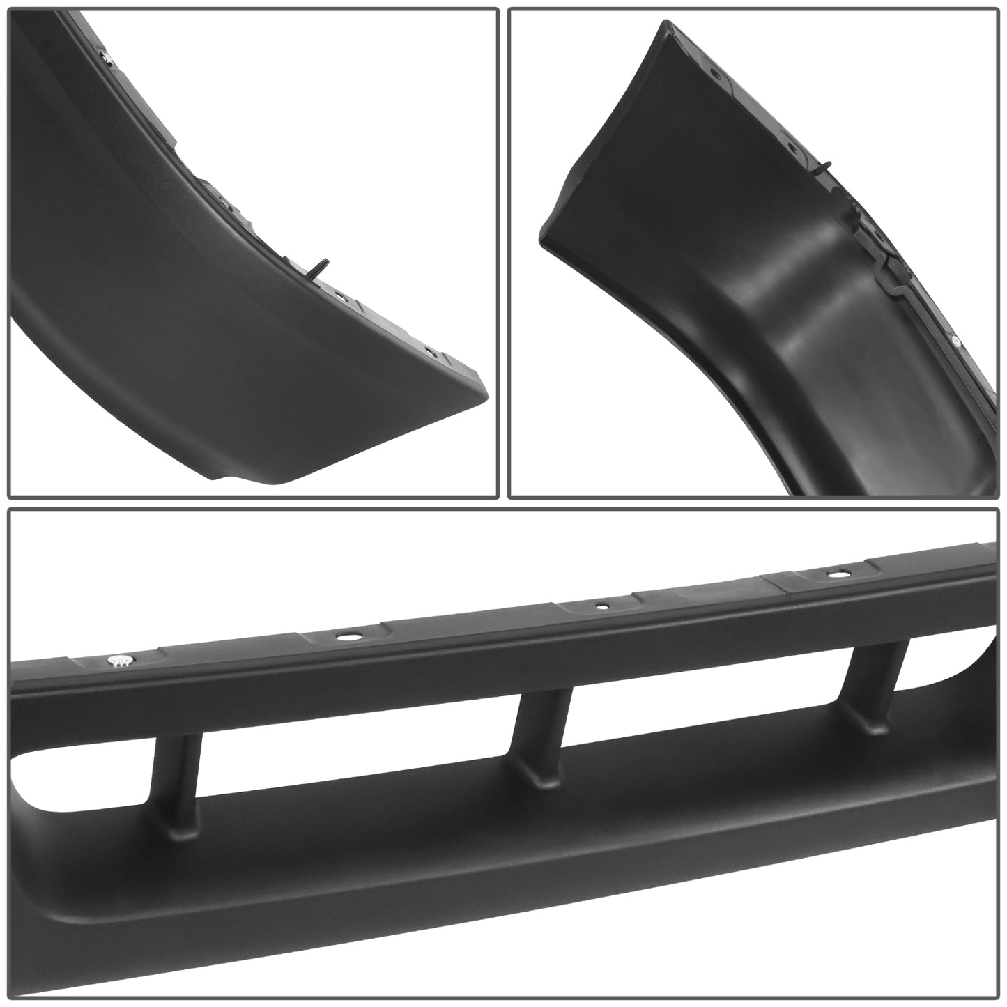 ACCESORIO DEFENSA FACIA 04-05 FORD RANGER - FITS XL RWD - FITS WITH AIR HOLES - FITS WITHOUT FOG LIGHT HOLES - FITS WITHOUT MOUNTING BRACKETS