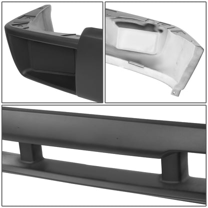 ACCESORIO DEFENSA FACIA 04-12 CHEVROLET COLORADO / 04-12 GMC CANYON - FITS WITHOUT FOG LIGHT HOLES - FITS WITHOUT PARKING AID SENSOR HOLES - FITS WITH TOW HOOK HOLE