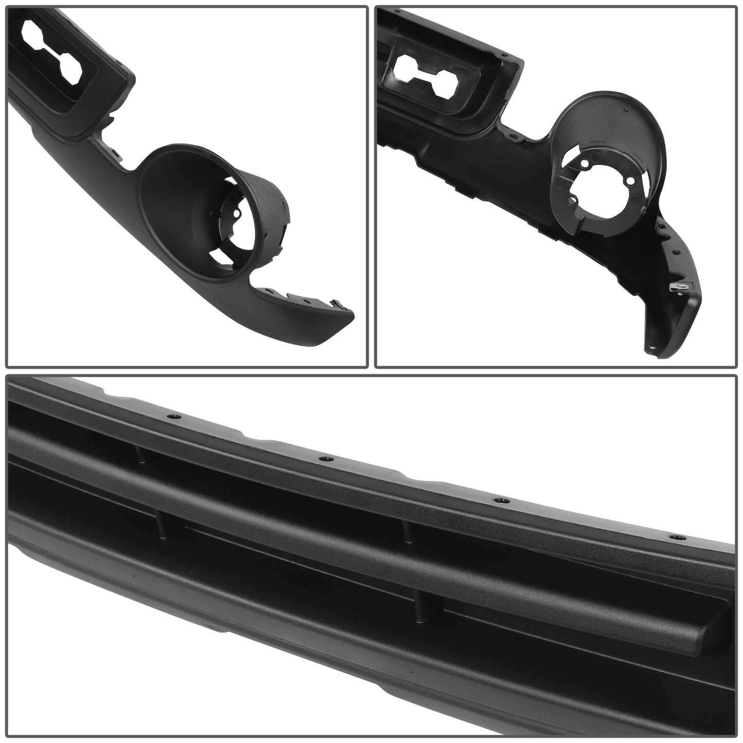 ACCESORIO DEFENSA FACIA 07-13 GMC SIERRA 1500 - FITS SL, SLE, SLT, WT - FITS WITH GRILLE PROVISION; WITH FOG LIGHT HOLES