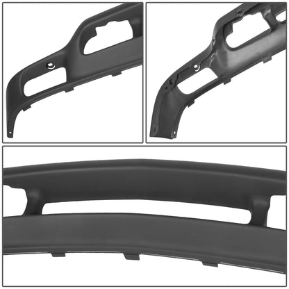 ACCESORIO DEFENSA FACIA 01-02 GMC SIERRA 1500 / 00-06 GMC YUKON / 00-06 GMC YUKON XL 1500 - FITS FITS SLE, SLT - FITS WITH AIR HOLES, FOG LIGHT HOLES, AND TOW HOOK HOLES