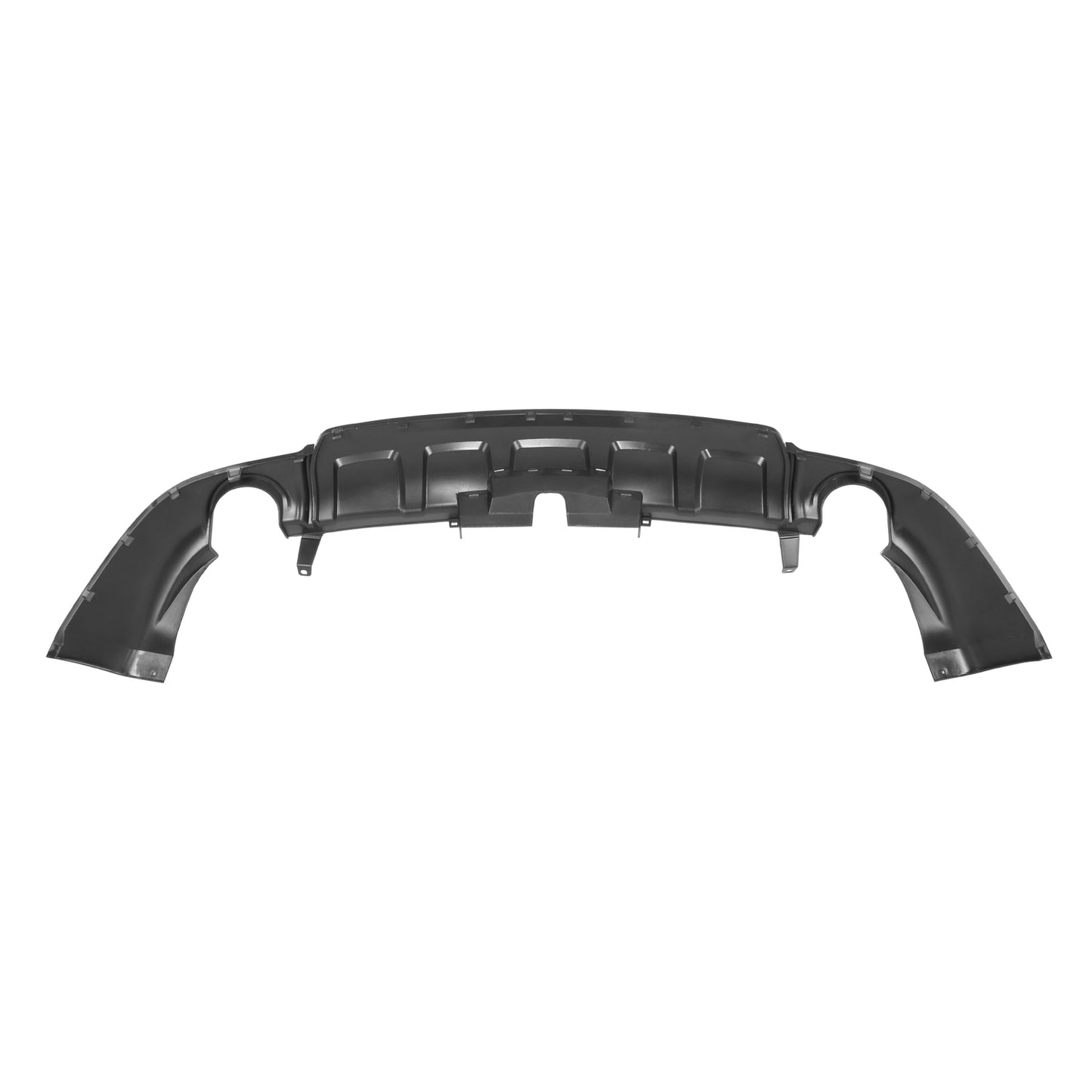 ACCESORIO DEFENSA FACIA 10-15 CHEVROLET EQUINOX 2010-2015 - FITS LT - FITS FOR MODELS WITHOUT CHROME PACKAGE - FITS WITH DUAL EXHAUST HOLES - FITS WITHOUT TOW HOOK HOLE & MOLDING HOLES - FITS WITHOUT PARKING AID SENSOR HOLES