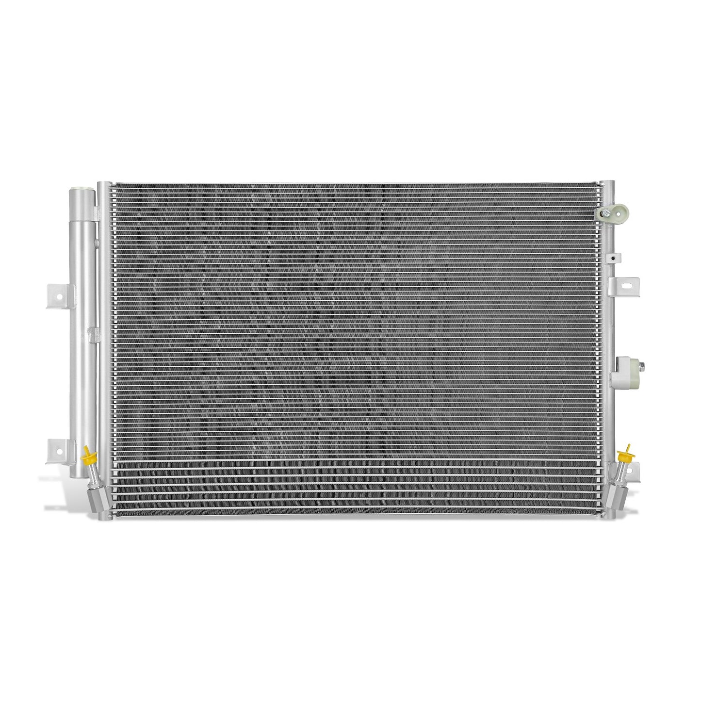 CONDENSADOR FORD EDGE 2015-2023 / LINCOLN MKX 2016-2018 / LINCOLN NAUTILUS 2019-2023 - FOR 2.0L 2.7L MODELS - ALUMINUM - SILVER