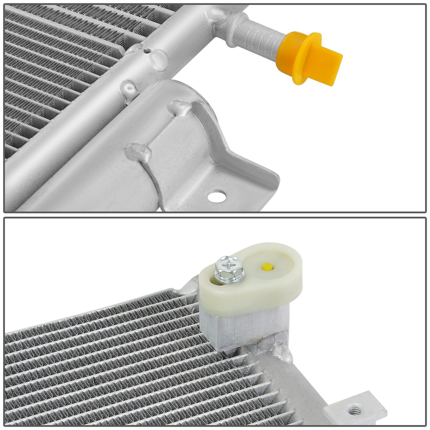 CONDENSADOR FORD EDGE 2015-2018 / LINCOLN MKX 2016-2018 - FOR 3.5L 3.7L MODELS - ALUMINUM - SILVER