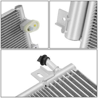 CONDENSADOR FORD EDGE 2015-2018 / LINCOLN MKX 2016-2018 - FOR 3.5L 3.7L MODELS - ALUMINUM - SILVER