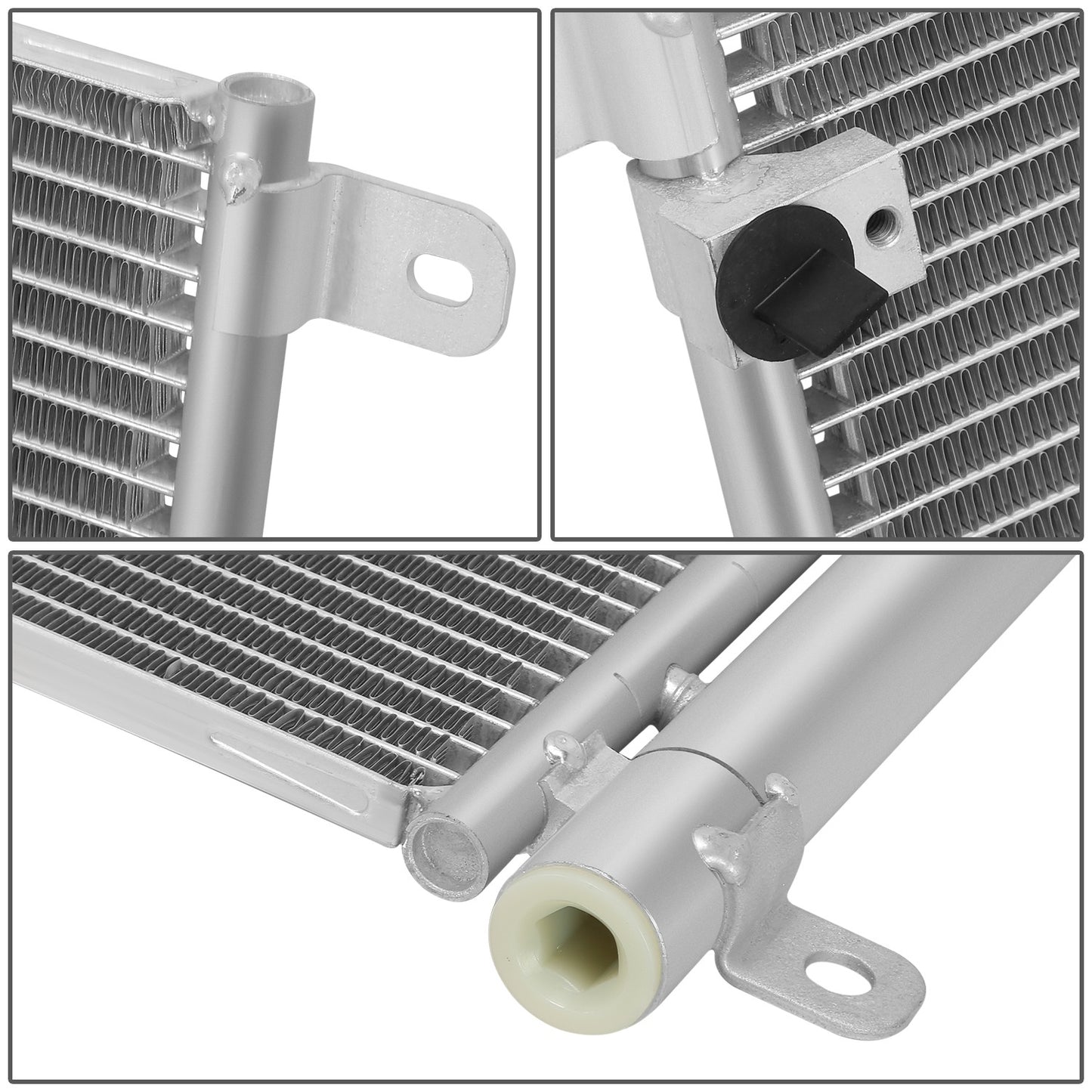 CONDENSADOR HONDA CIVIC 2016-2021 - FOR 2.0L MODEL - ALUMINUM - SILVER