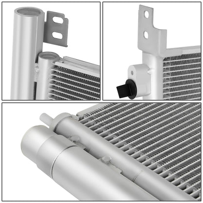 CONDENSADOR TOYOTA RAV4 2016-2018 - HYBRID MODEL JAPAN BUILT - ALUMINUM - SILVER