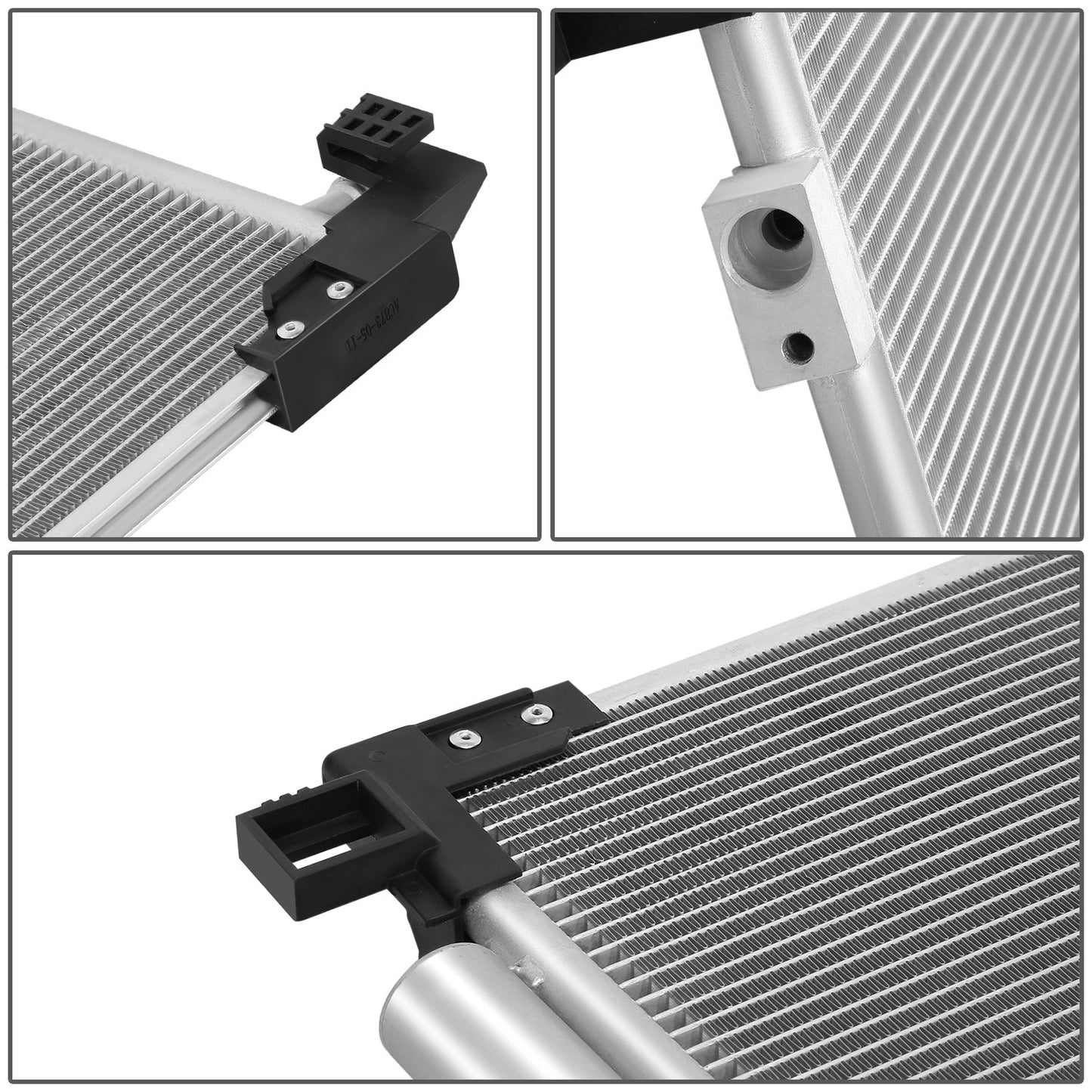 CONDENSADOR TOYOTA COROLLA HYBRID 2020-2022 / TOYOTA PRIUS 2016-2022 - ALUMINUM - SILVER