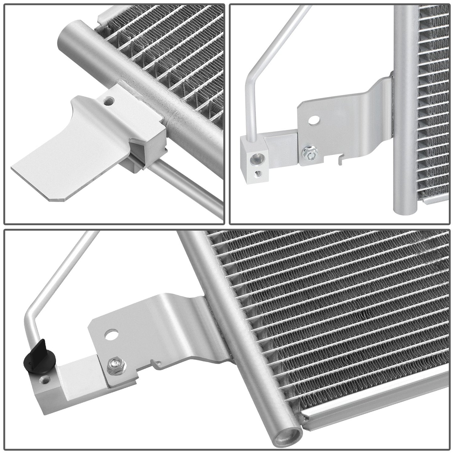 CONDENSADOR NISSAN TITAN XD 2016-2019 - FITS 5.6 V8 MODEL - ALUMINUM - SILVER