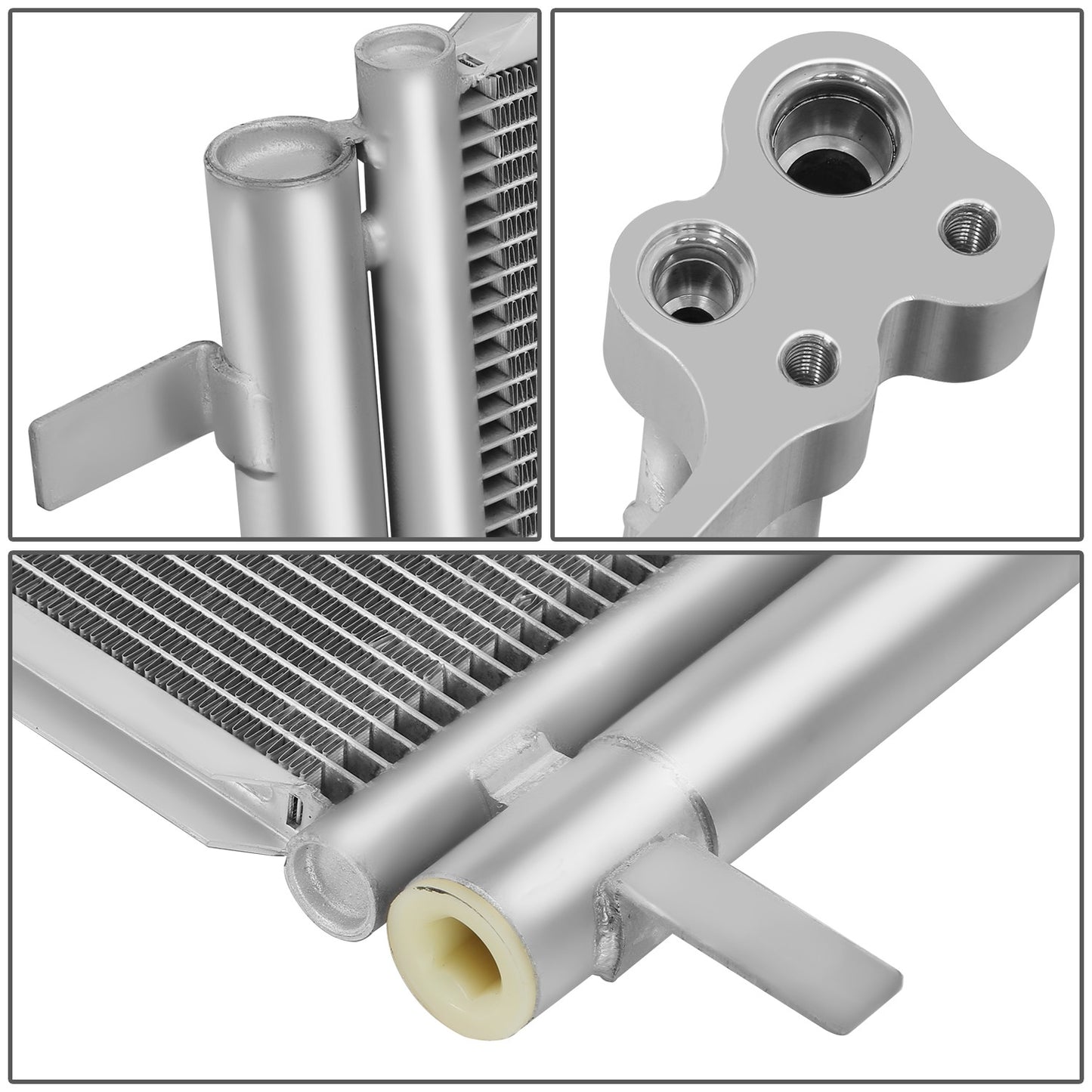 CONDENSADOR HYUNDAI ELANTRA 2017-2019 - FOR 1.4L 1.6L MODEL - ALUMINUM - SILVER