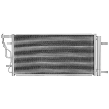 CONDENSADOR HYUNDAI ELANTRA 2017-2019 - FOR 1.4L 1.6L MODEL - ALUMINUM - SILVER