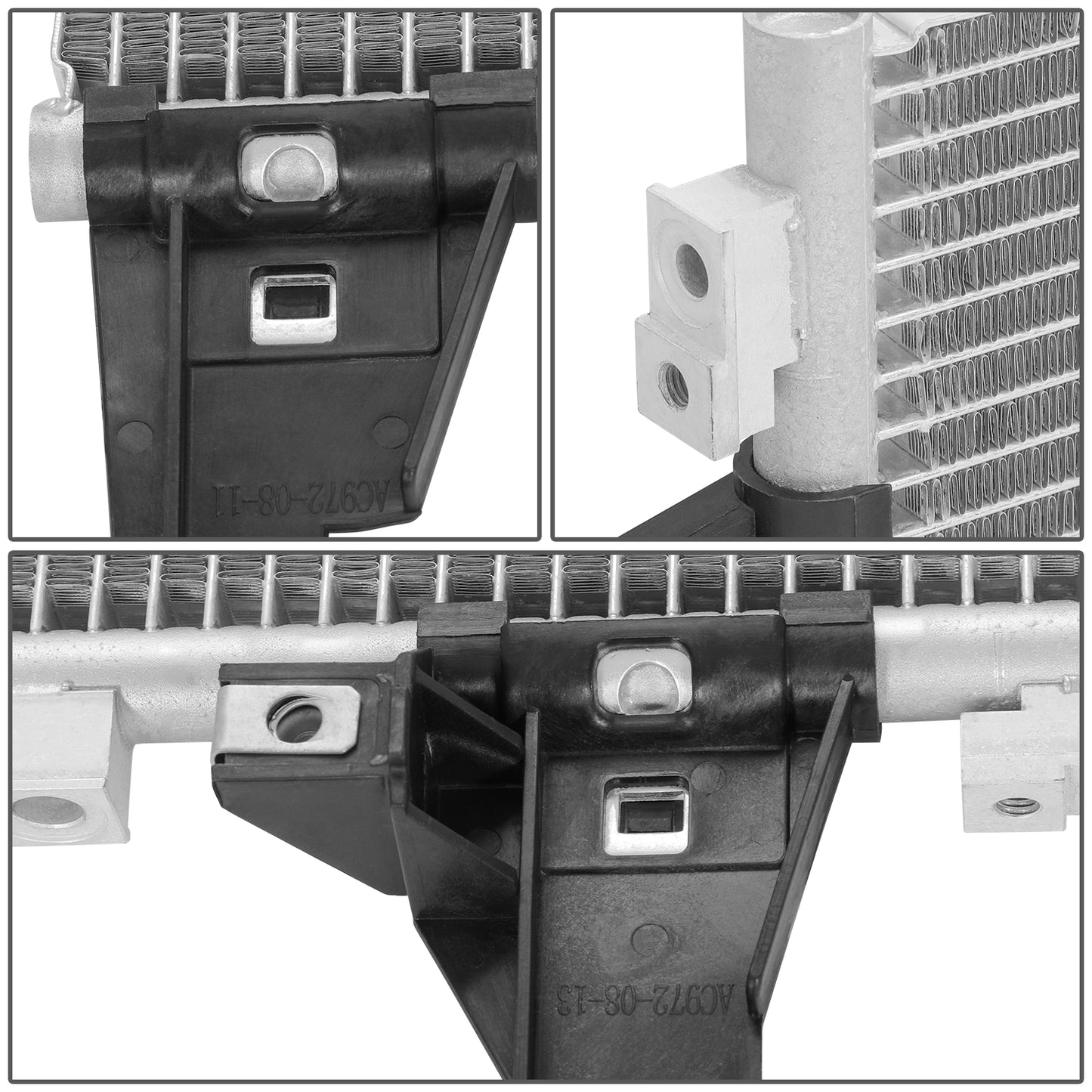 CONDENSADOR CADILLAC ESCALADE 2021-2022 / CHEVROLET SILVERADO 1500 2019-2024 / CHEVROLET SUBURBAN 2021-2022 / CHEVROLET TAHOE 2021-2022 / GMC SIERRA 1500 2019-2024 / GMC YUKON XL 2021-2022 - ALUMINIUM