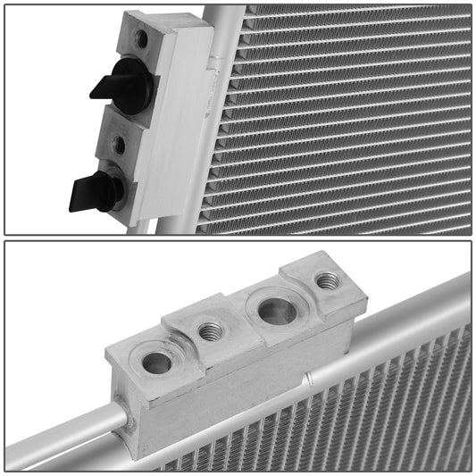 CONDENSADOR HYUNDAI SANTA FE 2019-2020 - FOR 2.4L MODEL - ALUMINUM - SILVER