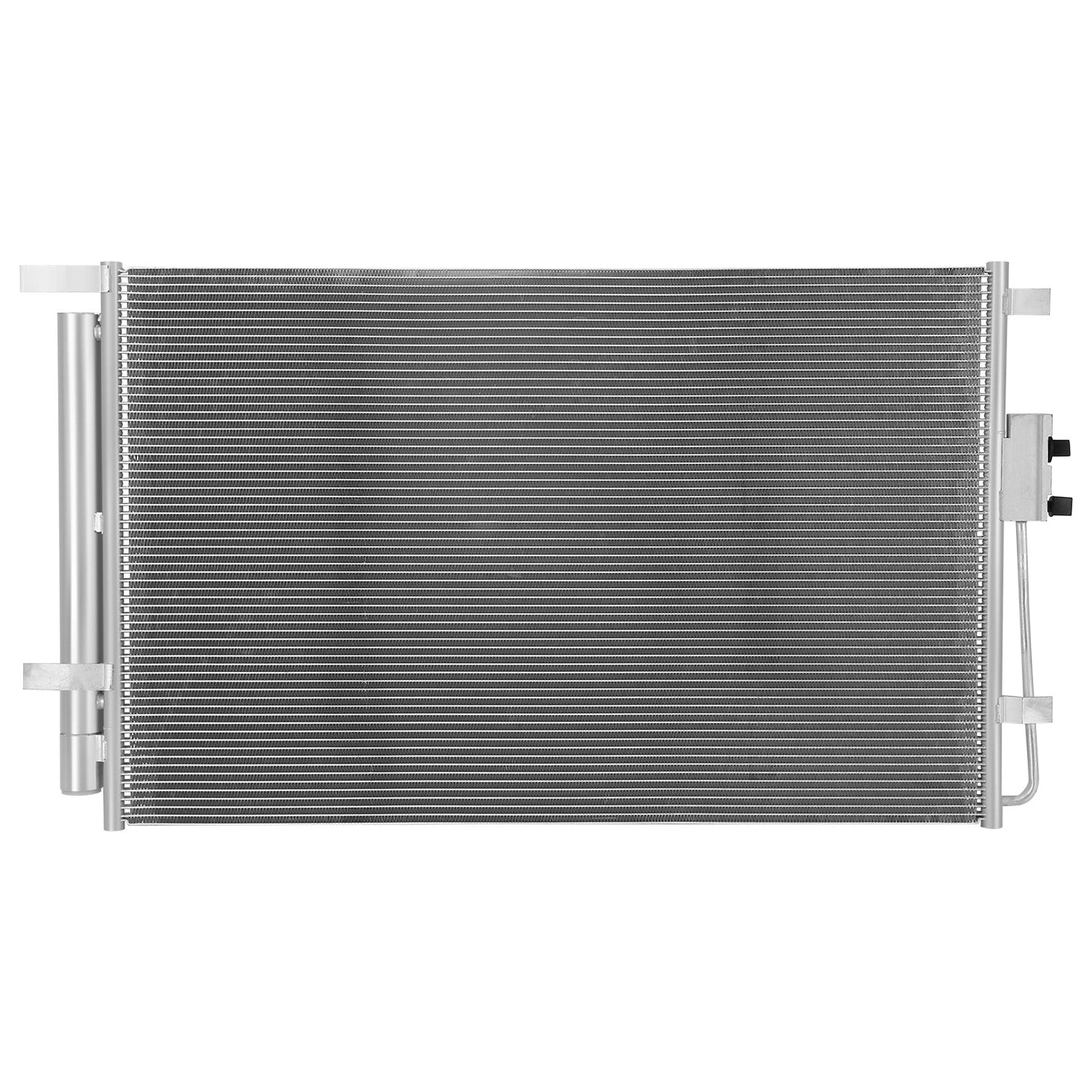 CONDENSADOR HYUNDAI SANTA FE 2019-2020 - FOR 2.4L MODEL - ALUMINUM - SILVER