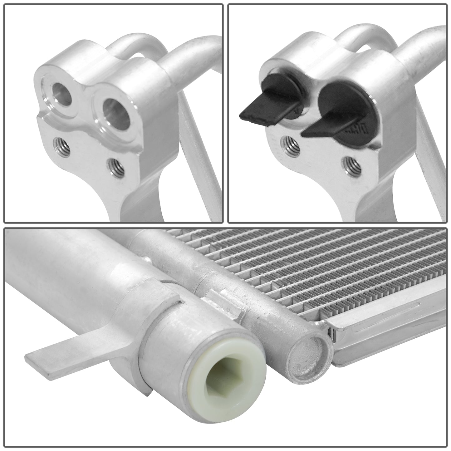 CONDENSADOR HYUNDAI VELOSTER 2019-2021 / KIA SOUL 2020-2021 - FOR 1.6L TURBO MODEL - ALUMINIUM