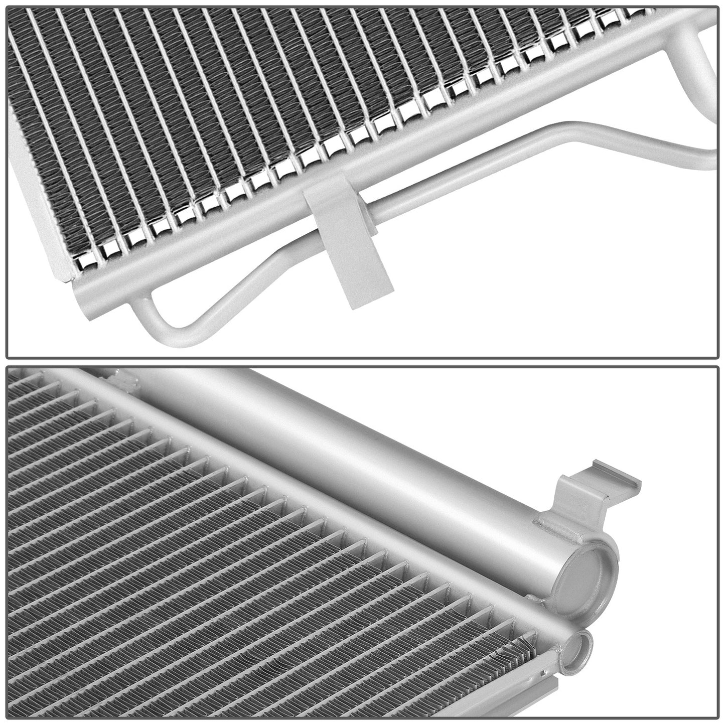 CONDENSADOR HYUNDAI KONA 2018-2021 - FOR 2.0L MODEL - ALUMINUM - SILVER