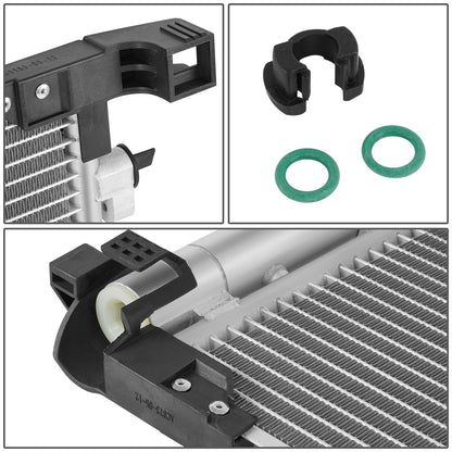 CONDENSADOR TOYOTA COROLLA 2019-2024 / TOYOTA COROLLA CROSS 2022-2024 - WITHOUT HYBRID MODEL - ALUMINUM - SILVER