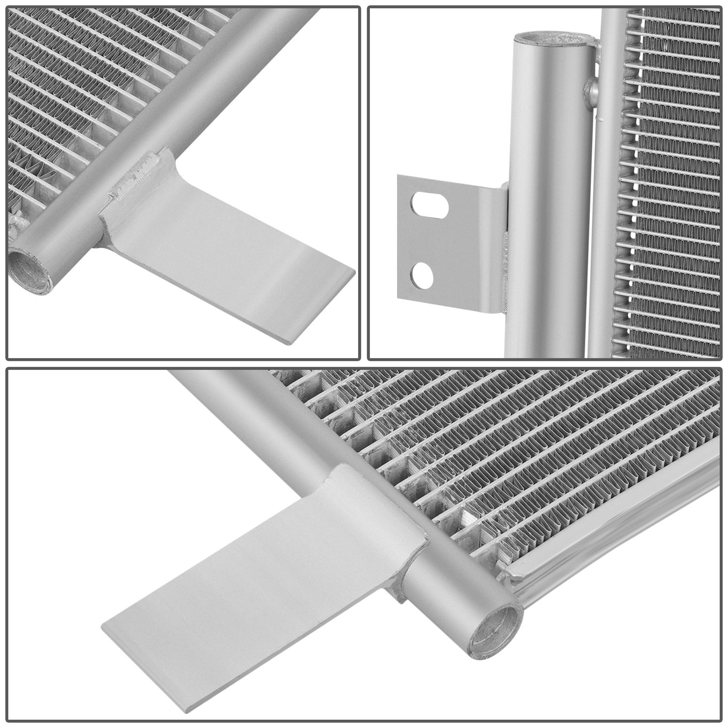 CONDENSADOR FORD EXPLORER 2020-2024 / FORD POLICE INTERCEPTOR UTILITY 2020-2024 / LINCOLN AVIATOR 2020-2024 - ALUMINUM - SILVER