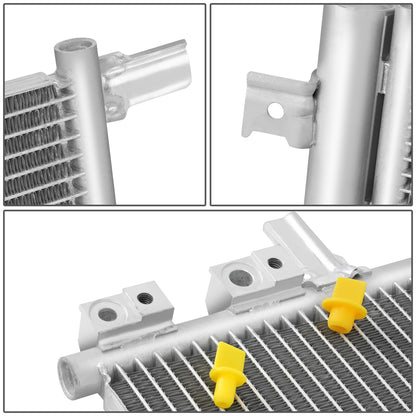 CONDENSADOR CHEVROLET SILVERADO 2500 2020-2024 / CHEVROLET SILVERADO 3500 2020-2024 / GMC SIERRA 2500 2020-2024 / GMC SIERRA 3500 2020-2024 - FOR 6.6L NATURALLY ASPIRATED V8 MODEL - ALUMINUM - SILVER