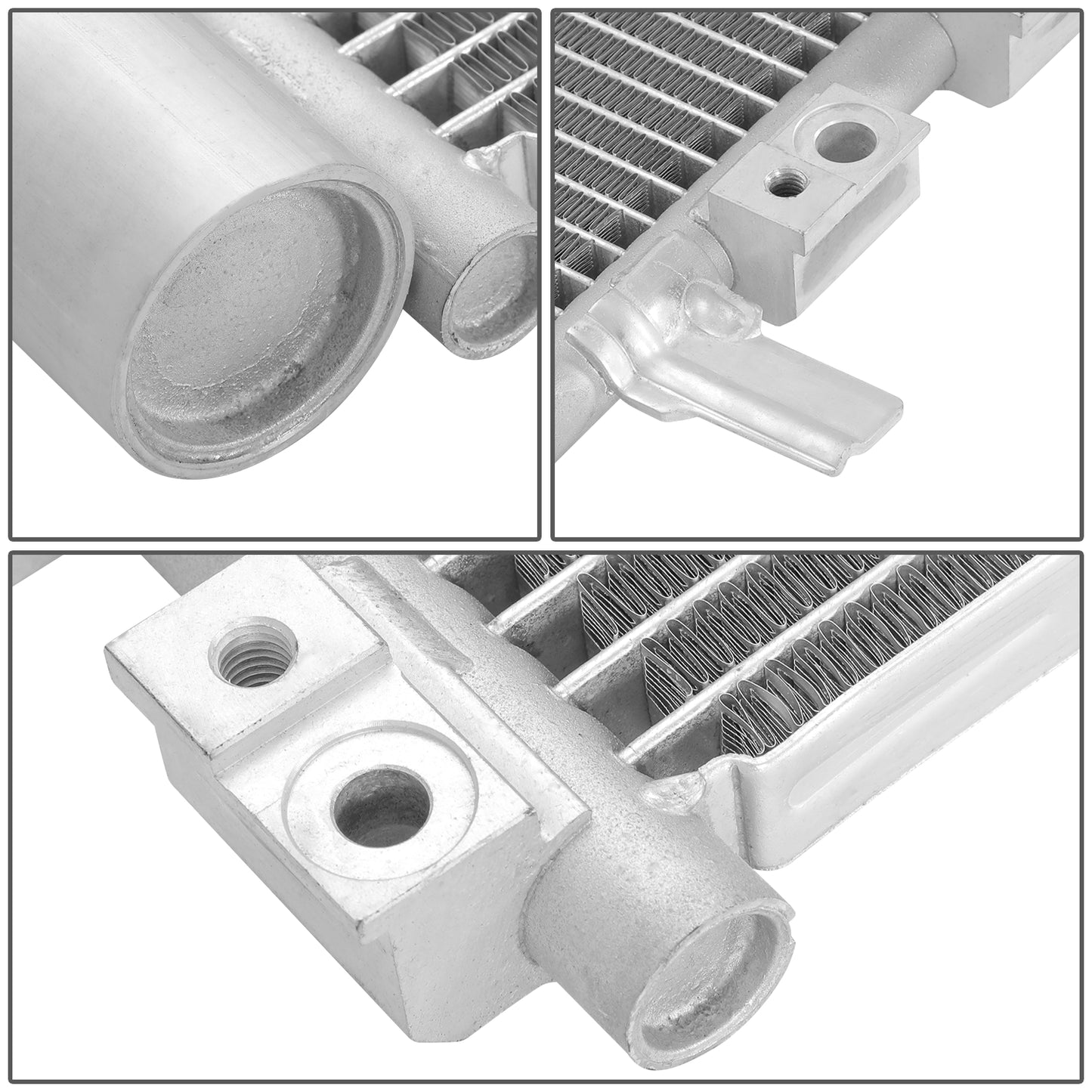 CONDENSADOR CHEVROLET SILVERADO 2500 2020-2024 / CHEVROLET SILVERADO 3500 2020-2024 / GMC SIERRA 2500 2020-2024 / GMC SIERRA 3500 2020-2024 - FOR 6.6L TURBO DIESEL MODEL - ALUMINIUM