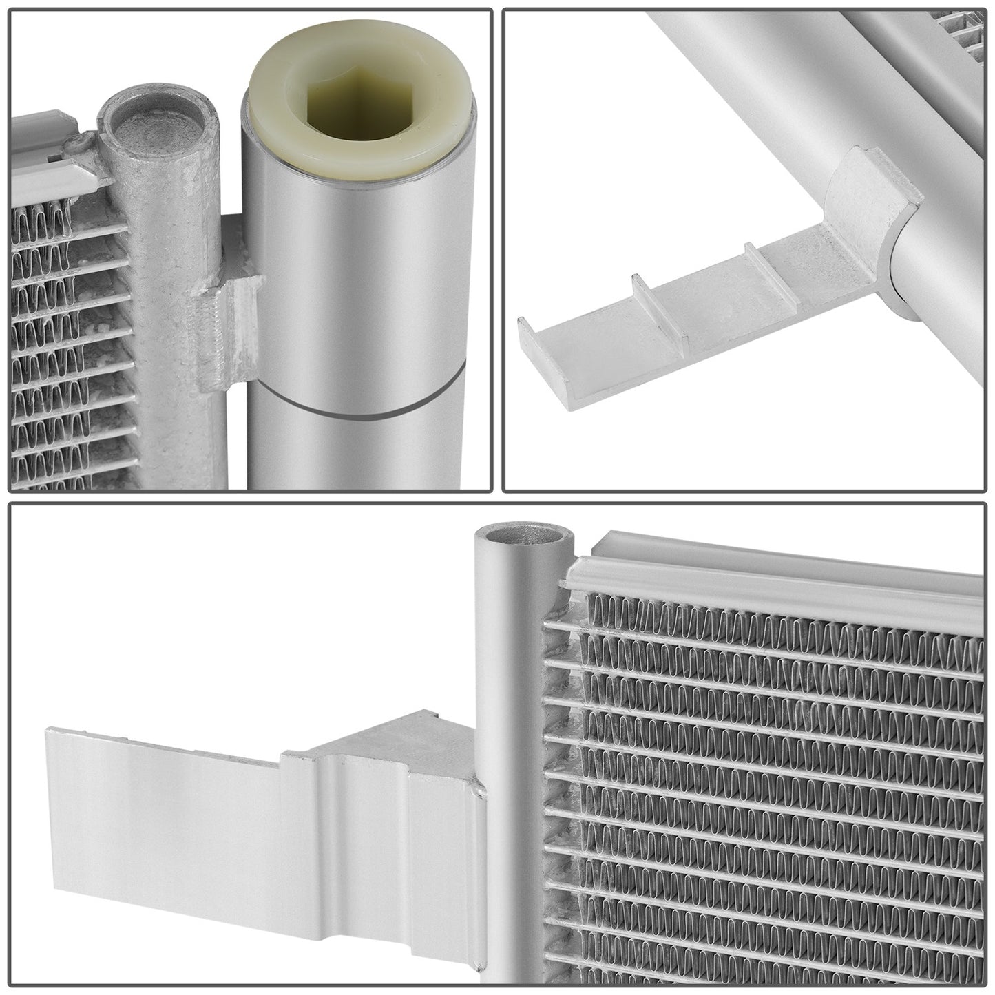 CONDENSADOR NISSAN ROGUE 2021-2024 - ALUMINUM - SILVER