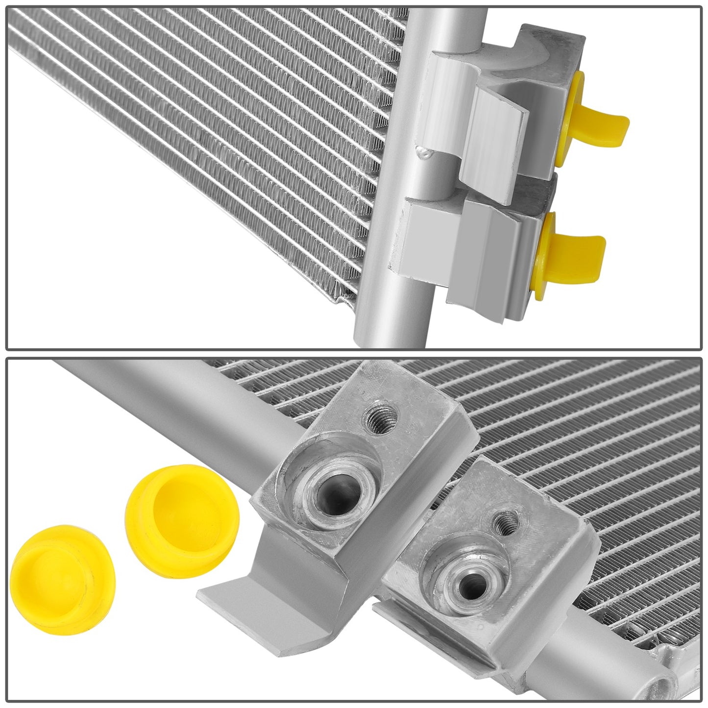 CONDENSADOR FORD MUSTANG MACH-E 2021-2024 - ALUMINUM - SILVER