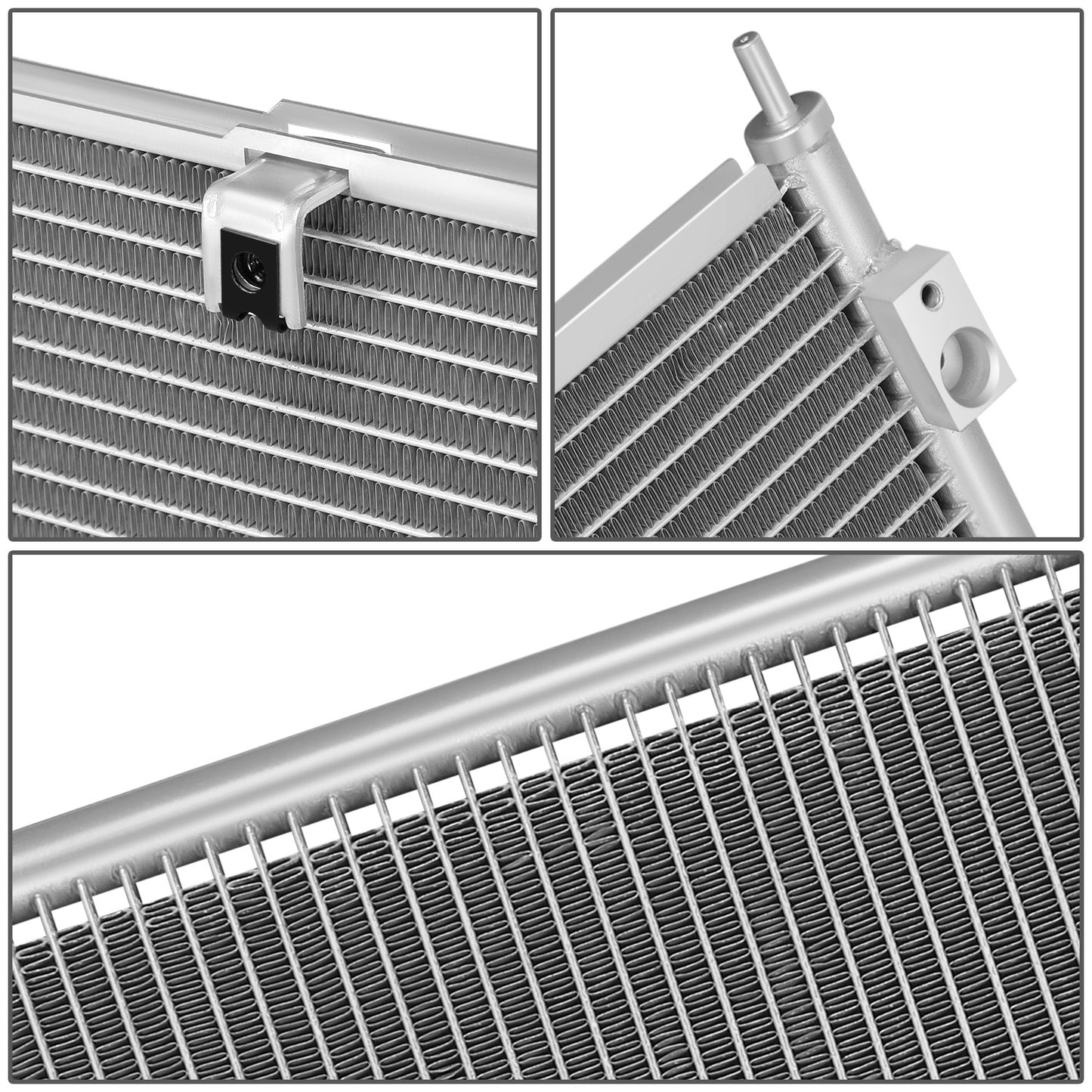 CONDENSADOR HONDA INSIGHT 2000-2006 - ALUMINUM - SILVER