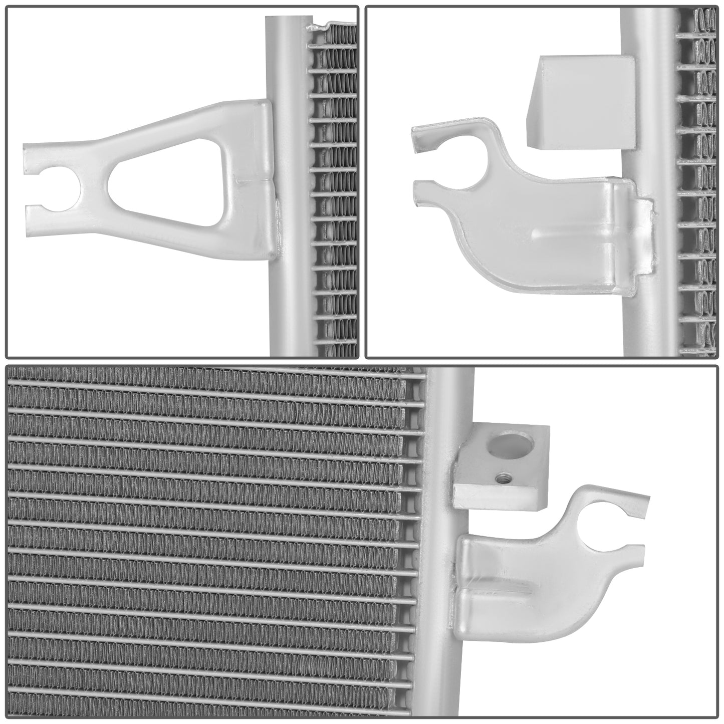 CONDENSADOR ACURA RSX 2002-2006 - ALUMINUM - SILVER
