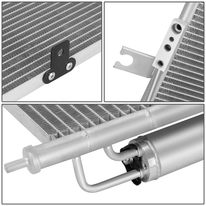 CONDENSADOR NISSAN FRONTIER 2003-2004 / NISSAN XTERRA 2004-2004 - ALUMINUM - SILVER