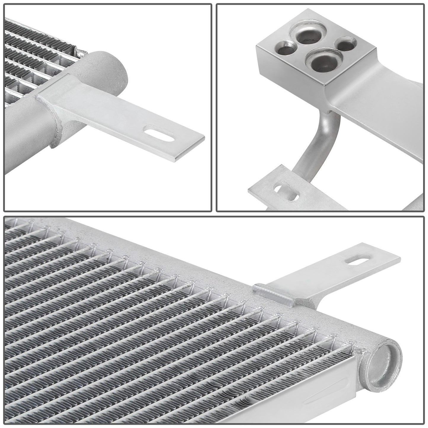 CONDENSADOR FORD ESCAPE 2005-2012 / MERCURY MARINER 2006-2011 - FOR HYBRID MODEL - ALUMINUM - SILVER