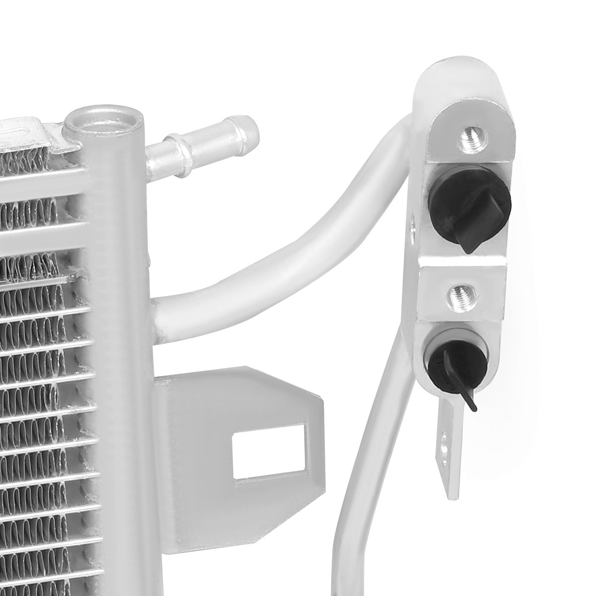 CONDENSADOR 06-12 FORD FUSION / 07-12 LINCOLN MKZ / 06 LINCOLN ZEPHYR / 06-09 MERCURY MILAN - FITS 2.3L, 3.0L, 3.5L MODELS WITH TRANSMISSION OIL COOLER - ALUMINIUM