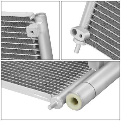 CONDENSADOR HONDA CIVIC 2006-2011 - FOR 1.8L SEDAN MODEL - ALUMINUM - SILVER