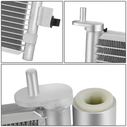 CONDENSADOR HONDA CIVIC 2006-2011 - FOR 1.8L COUPE MODEL - ALUMINUM - SILVER