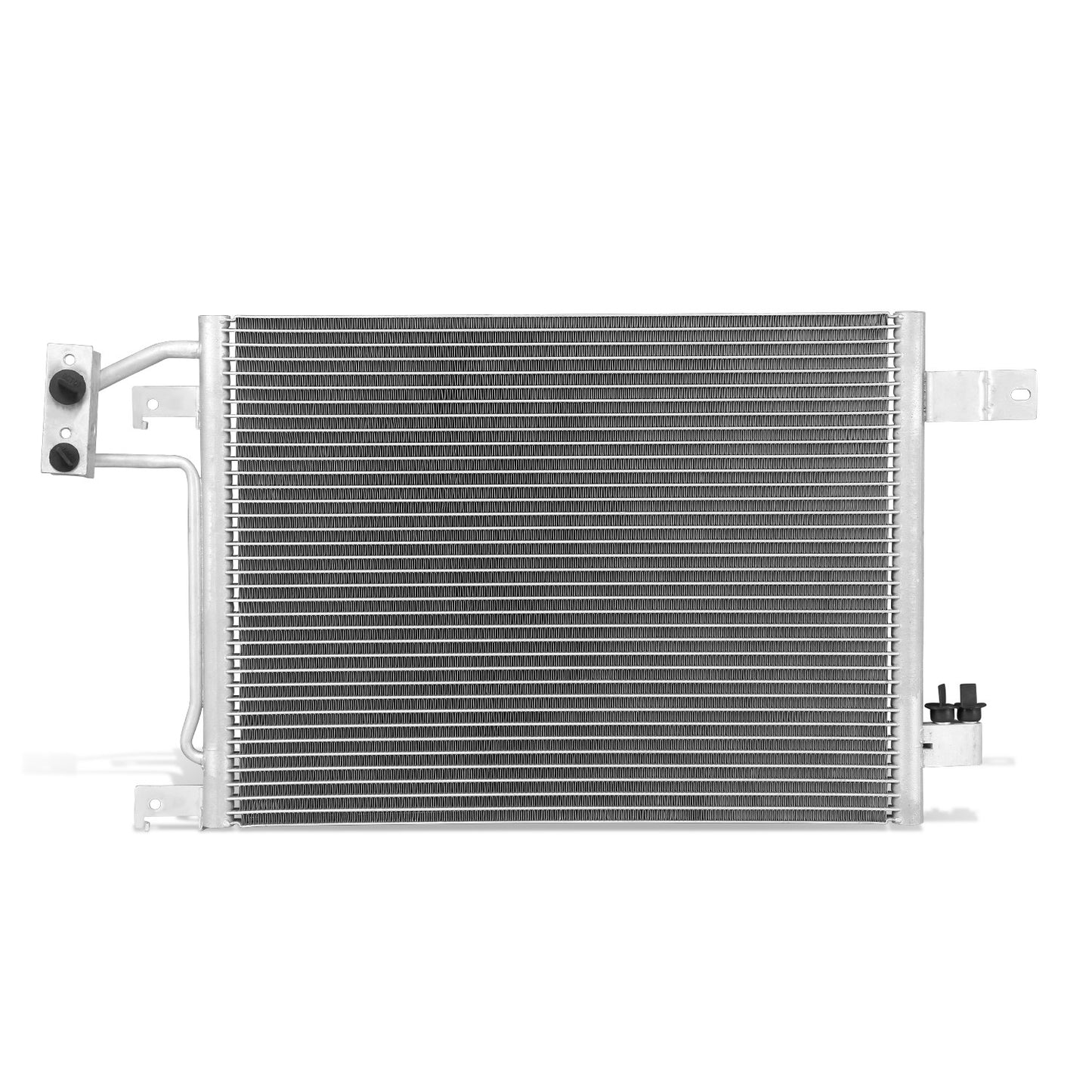 CONDENSADOR JEEP WRANGLER 2007-2011 - FOR MANUAL TRANSMISSION MODEL - ALUMINUM - SILVER