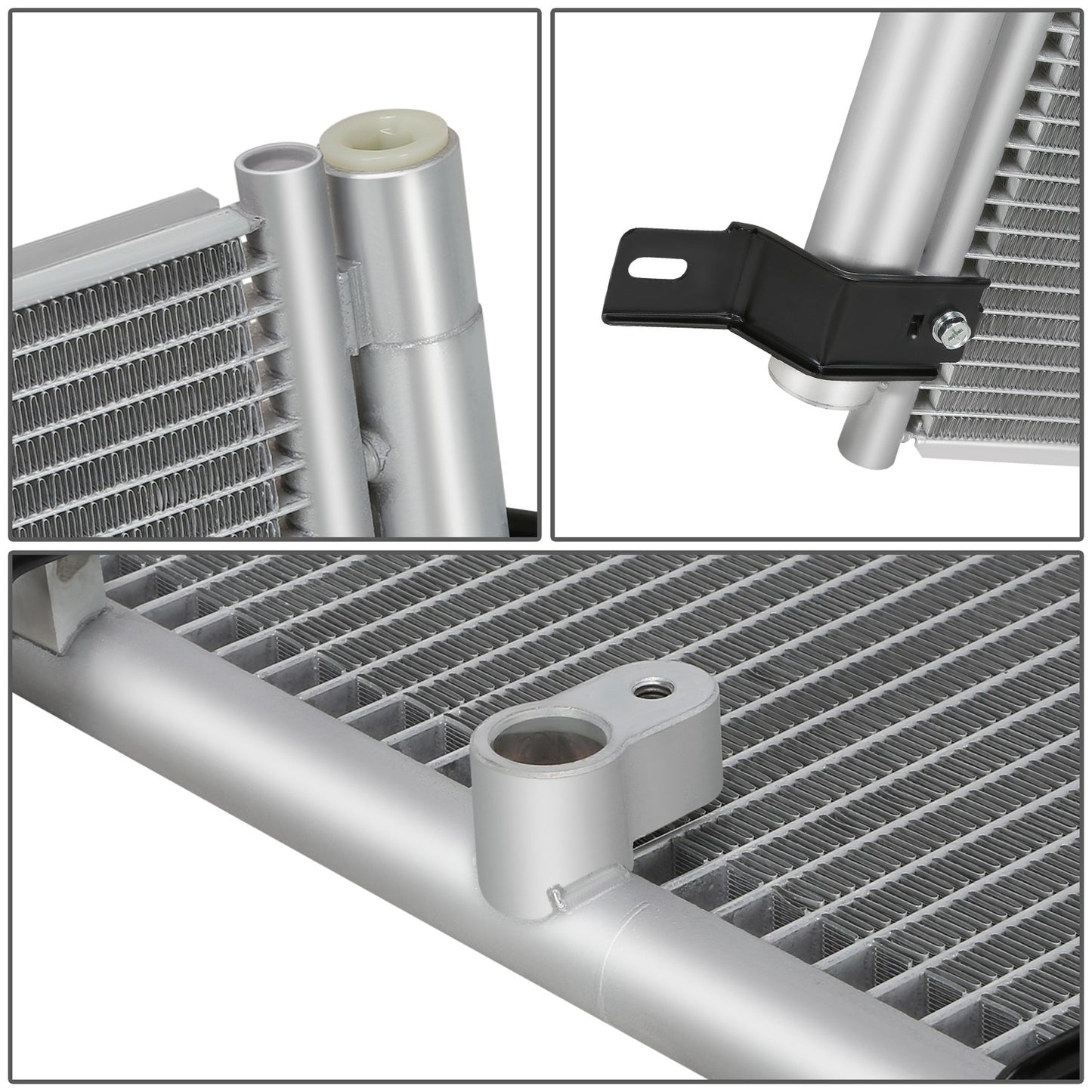 CONDENSADOR FORD EDGE 2007-2010 / LINCOLN MKX 2007-2010 - ALUMINUM - SILVER