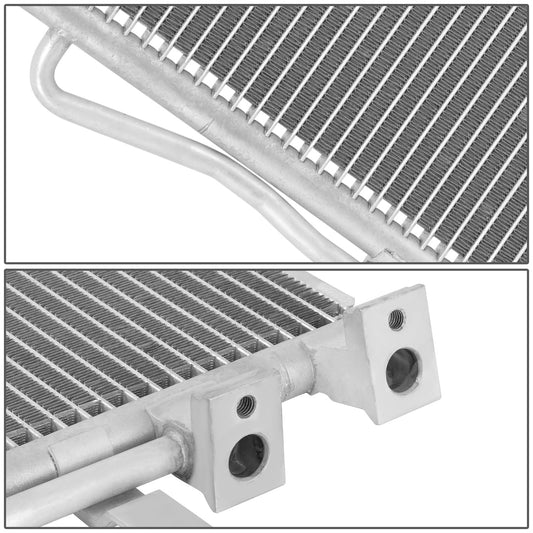 CONDENSADOR FORD F-250 SUPER DUTY 2008-2010 / FORD F-350 SUPER DUTY 2008-2010 / FORD F-450 SUPER DUTY 2008-2010 / FORD F-550 SUPER DUTY 2008-2010 - 6.4L MODEL - ALUMINUM - SILVER