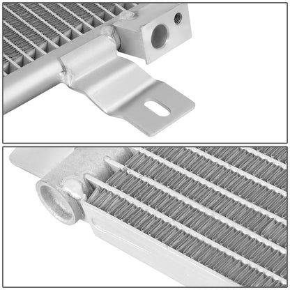 CONDENSADOR JEEP COMPASS 2007-2017 / JEEP PATRIOT 2007-2017 - WITHOUT OFF ROAD PKG - ALUMINUM - SILVER