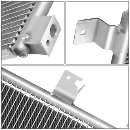 CONDENSADOR JEEP COMPASS 2007-2017 / JEEP PATRIOT 2007-2017 - WITHOUT OFF ROAD PKG - ALUMINUM - SILVER