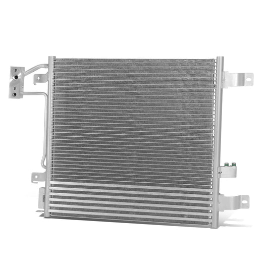 CONDENSADOR JEEP WRANGLER 2007-2011 - FOR AUTOMATIC TRANSMISSION MODEL - ALUMINUM - SILVER