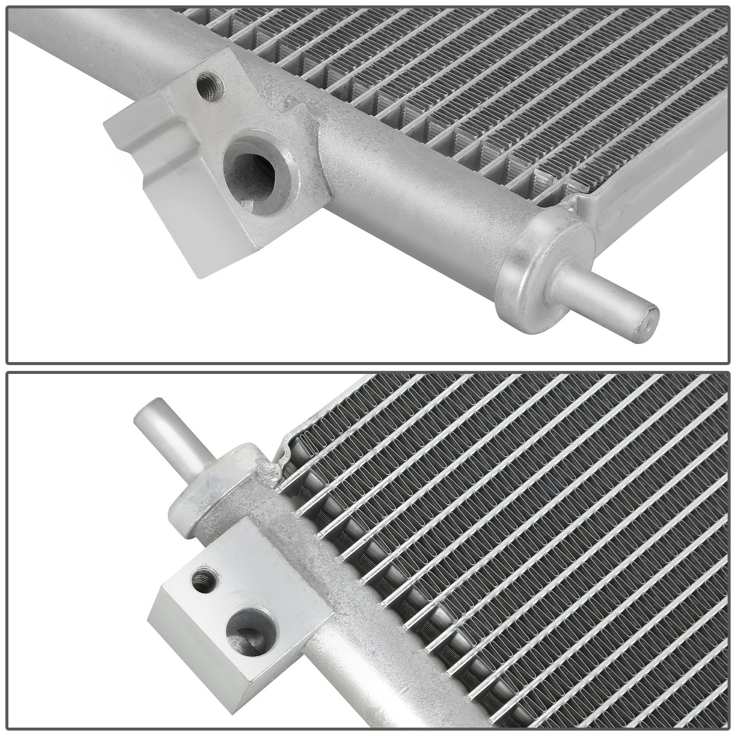 CONDENSADOR HONDA FIT 2009-2013 - ALUMINUM - SILVER