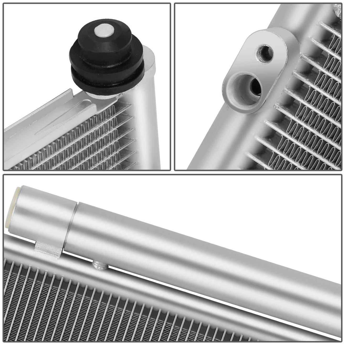 CONDENSADOR HONDA INSIGHT 2010-2014 - ALUMINUM - SILVER