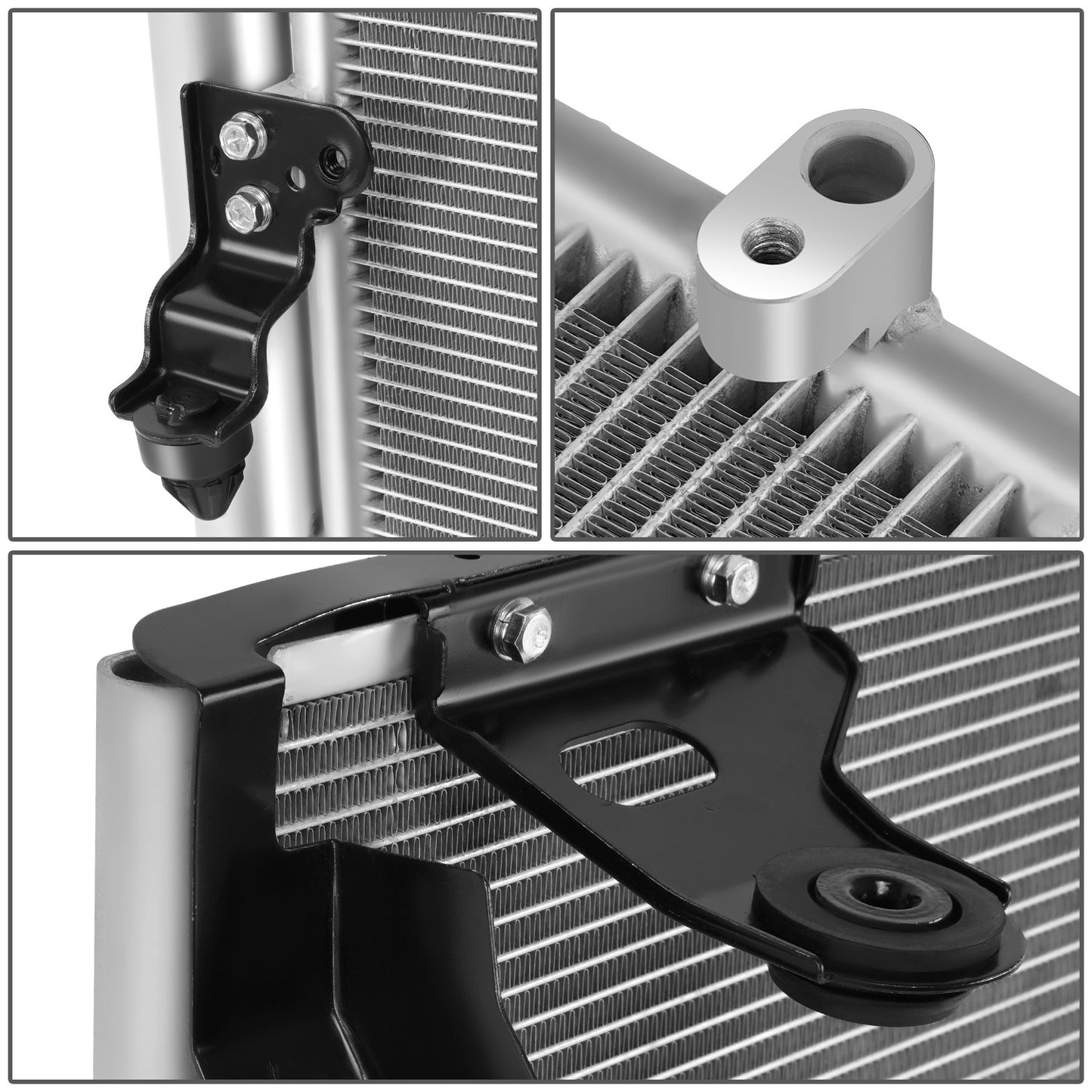 CONDENSADOR LEXUS LX570 2008-2021 / TOYOTA LAND CRUISER 2008-2021 - ALUMINUM - SILVER