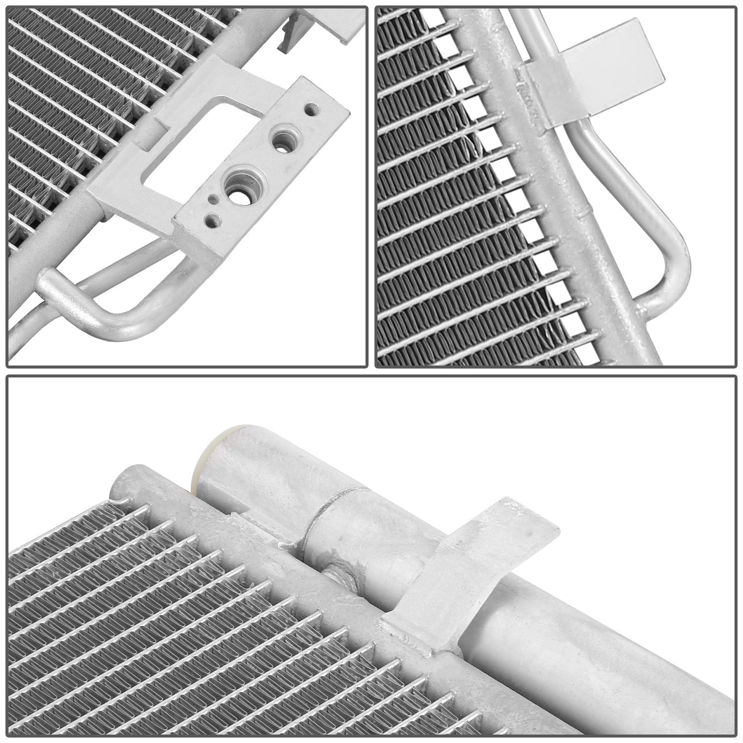 CONDENSADOR HYUNDAI SANTA FE 2010-2012 / KIA SORENTO 2011-2015 - ALUMINUM - SILVER