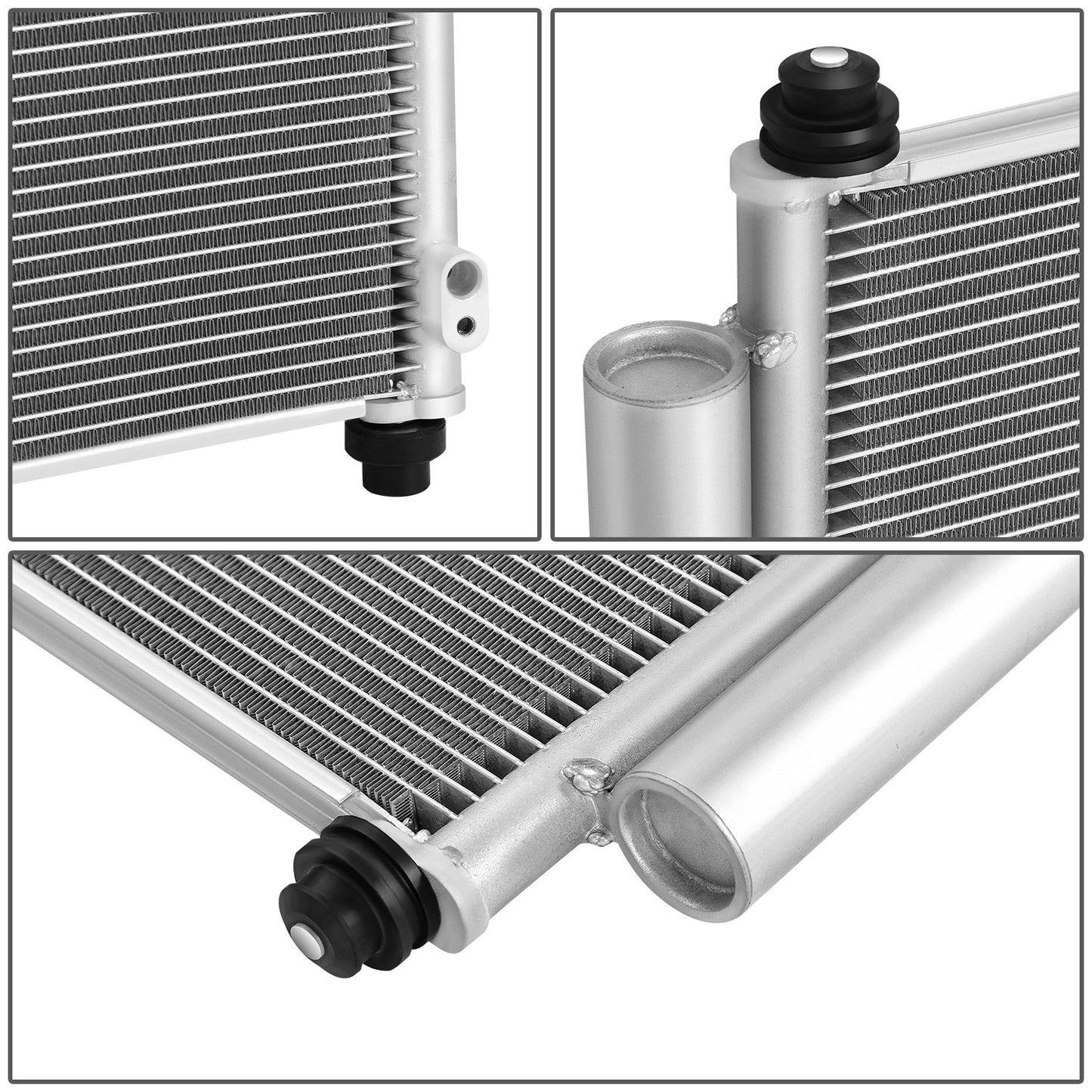 CONDENSADOR HONDA CR-Z 2011-2016 - ALUMINUM - SILVER